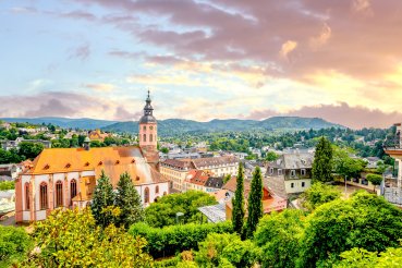 Baden-Baden umrahmt von der Natur